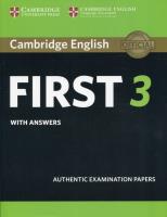 Opakowanie Cambridge English First 3 with answers