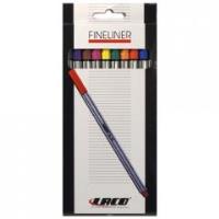 Opakowanie Cienkopis 10 kolorów LACO