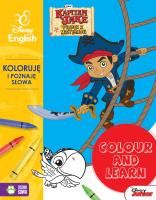 Okładka książki Colour and learn! Jake. Koloruję i poznaję słowa. Disney English