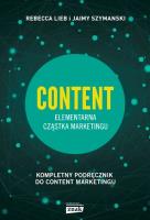 Okładka książki CONTENT Elementarna cząstka marketingu