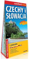 Okładka książki Czechy i Słowacja laminowana mapa samochodowa 1:160 000