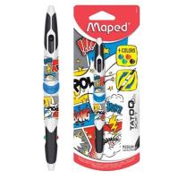 Opakowanie Długopis dwustronny Twin Tip 4 kolory tatoo MAPED
