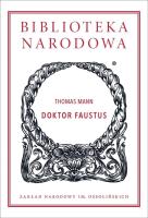 Doktor Faustus. Autor: Thomas Mann. SmakLiter.pl Okładka książki Doktor Faustus