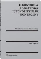 Okładka książki E-kontrola podatkowa i jednolity plik kontrolny