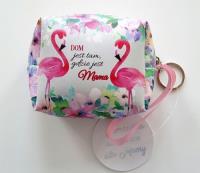 Etui na klucze, Dom jest tam, gdzie jest Mama, Flaming. Wydawca: Jawi. SmakLiter.pl Opakowanie Etui na klucze, Dom jest tam, gdzie jest Mama, Flaming