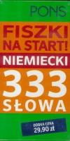 Okładka książki Fiszki na start! 333 słowa. Niemiecki PONS