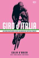 Okładka książki Giro d'Italia. Historia najpiękniejszego kolarskie
