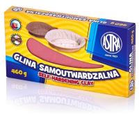 Glina samoutwardzalna różowa 460g ASTRA. Wydawca: ASTRA papiernicze. SmakLiter.pl Opakowanie Glina samoutwardzalna różowa 460g ASTRA