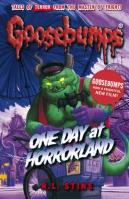 Goosebumps: One Day at Horrorland. Autor: Stine R.L.. SmakLiter.pl Okładka książki Goosebumps: One Day at Horrorland