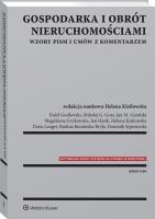 Gospodarka i obrót nieruchomościami. Autor: Godlewski Rafał, Góralski Jan M., Mikołaj G. Goss, Magdalena Grykowska, Jan Hasik, Helena Kisilowska (red.), Daria Langer, Paulina Rumińska-Bryła, Sypniewski Dominik. SmakLiter.pl Okładka książki Gospodarka i obrót nieruchomościami