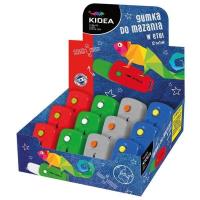 Opakowanie Gumka do mazania w etui (12szt) KIDEA