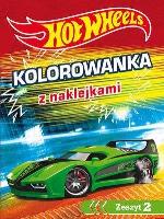 Okładka książki Hot Wheels. Kolorowanka z naklejkami. Zeszyt 2