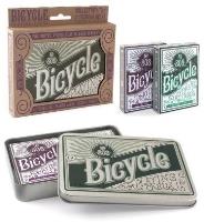 Opakowanie Karty Retro Tin Gift Set BICYCLE