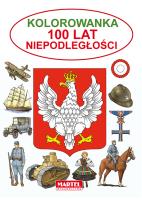 Okładka książki Kolorowanka 100 lat Niepodległości
