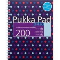 Kołozeszyt A4/100K Jotta Dots linia (3szt) PUKKA. Wydawca: Pukka Pads. SmakLiter.pl Opakowanie Kołozeszyt A4/100K Jotta Dots linia (3szt) PUKKA