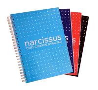 Opakowanie Kołozeszyt Narcissus A5 Kropka 80 kartek 6 sztuk