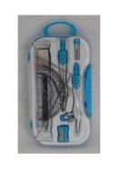 Opakowanie Komplet cyrkli Penmate z przyborami kreślarskimi PC-103 różowy (TT7641)