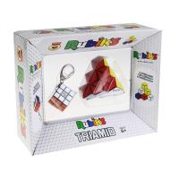 Kostak Rubika brelok + ukł. tramid RUBIKS. Wydawca: RUBIKS. SmakLiter.pl Opakowanie Kostak Rubika brelok + ukł. tramid RUBIKS