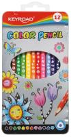 Opakowanie Kredki ołówkowe Keyroad trójkątne 12 sztuk