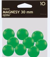 Opakowanie Magnes 30mm zielony 10 sztuk GRAND