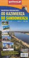 Okładka książki Mapa- Małopolski przełom Wisły i okolice 1:150 000