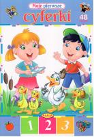 Moje pierwsze cyferki PASJA. Autor: Ernest Błędowski. SmakLiter.pl Okładka książki Moje pierwsze cyferki PASJA