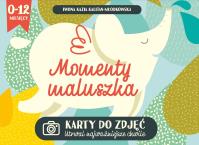 Momenty maluszka. Karty do zdjęć. Autor: Iwona Kazia Kalitan Młodkowska. SmakLiter.pl Okładka książki Momenty maluszka. Karty do zdjęć