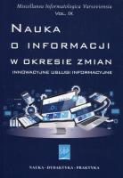 Nauka o informacji w okresie zmian. Wydawca: SBP. SmakLiter.pl Opakowanie Nauka o informacji w okresie zmian