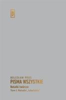 Notatki „lubelskie”. Autor: Prus Bolesław. SmakLiter.pl Okładka książki Notatki „lubelskie”