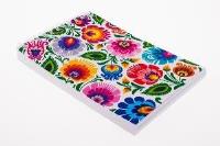 Opakowanie Notes FOLK na spirali - format A6 - łowicki biały