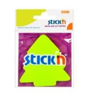 Opakowanie Notes samoprzylepny choinka zielony 76x76mm