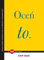 Oceń to. Autor: Kidd Chip. SmakLiter.pl Okładka książki Oceń to