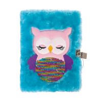 Pamiętnik pluszowy sowa. Wydawca: Freeway. SmakLiter.pl Opakowanie Pamiętnik pluszowy sowa