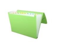 Opakowanie Penmate aktówka A4 PP-104 z 13 przegródkami zielona