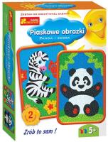 Opakowanie Piaskowe obrazki Panda i zebra