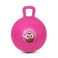 Opakowanie Piłka skacząca Little Owl 45cm różowa