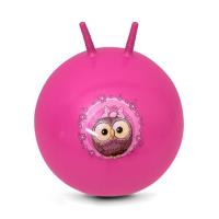 Opakowanie Piłka skacząca Little Owl 60cm różowa