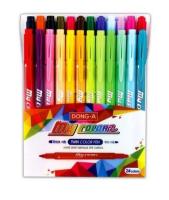 Opakowanie Pisaki dwustronne My Color 24 kolory DONG-A