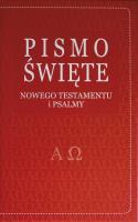 Pismo Św. Nowy Testament z psalmami (czerwone). Autor:   Praca zbiorowa. SmakLiter.pl Okładka książki Pismo Św. Nowy Testament z psalmami (czerwone)
