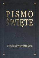 Pismo Święte Nowego Testamentu. Autor: ks. bp. Romaniuk Kazimierz. SmakLiter.pl Okładka książki Pismo Święte Nowego Testamentu