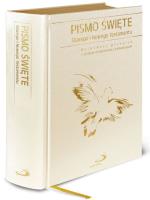 Okładka książki Pismo Święte ST i NT (mały format, białe)