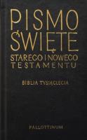 Pismo Święte Starego i Nowego Testamentu Biblia Tysiąclecia. Wydawca: Pallottinum. SmakLiter.pl Opakowanie Pismo Święte Starego i Nowego Testamentu Biblia Tysiąclecia