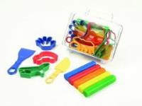 Opakowanie Plastolinka 5 wałków w walizce+akcesoria