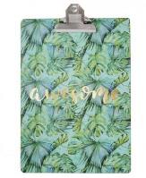 Opakowanie Podkładka A4 z klipsem Liście Awesome