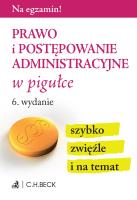 Okładka książki Prawo i postępowanie administracyjne w pigułce