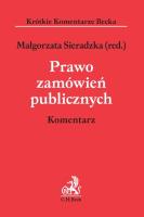 Okładka książki Prawo zamówień publicznych. Komentarz