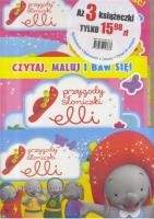 Przygody Słoniczki Elli. Zestaw 3 książek. Autor:   Praca zbiorowa. SmakLiter.pl Okładka książki Przygody Słoniczki Elli. Zestaw 3 książek