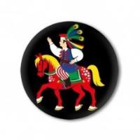 Opakowanie Przypinka mała - Krakowiak 37 mm FOLKSTAR