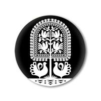 Opakowanie Przypinka mała - leluje kurpiowskie 37 mm FOLKSTAR