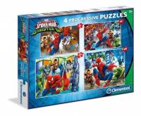 Opakowanie Puzzle 20+60+100+180 Spider-Man